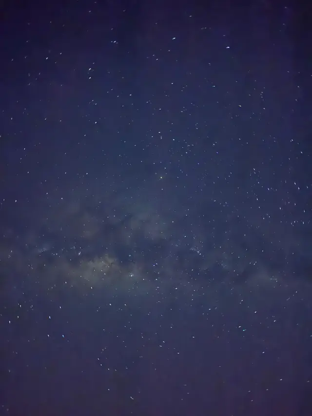Via Láctea vista dos Lençóis Maranhenses durante a apreciação noturna